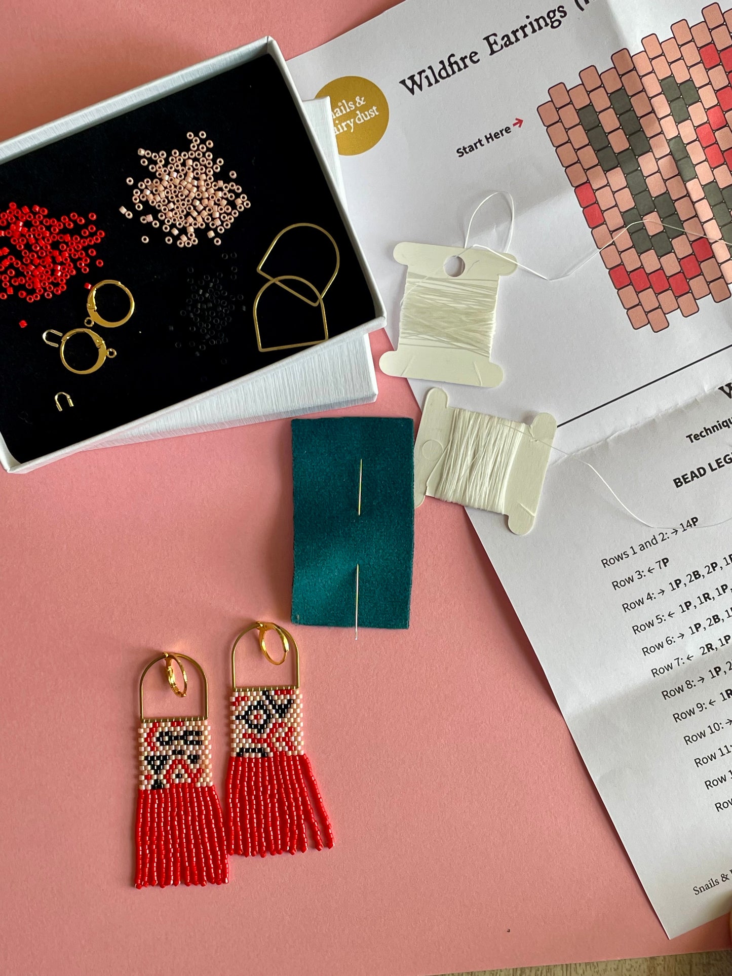 Wildfire Beaded Earring Kits PREORDER