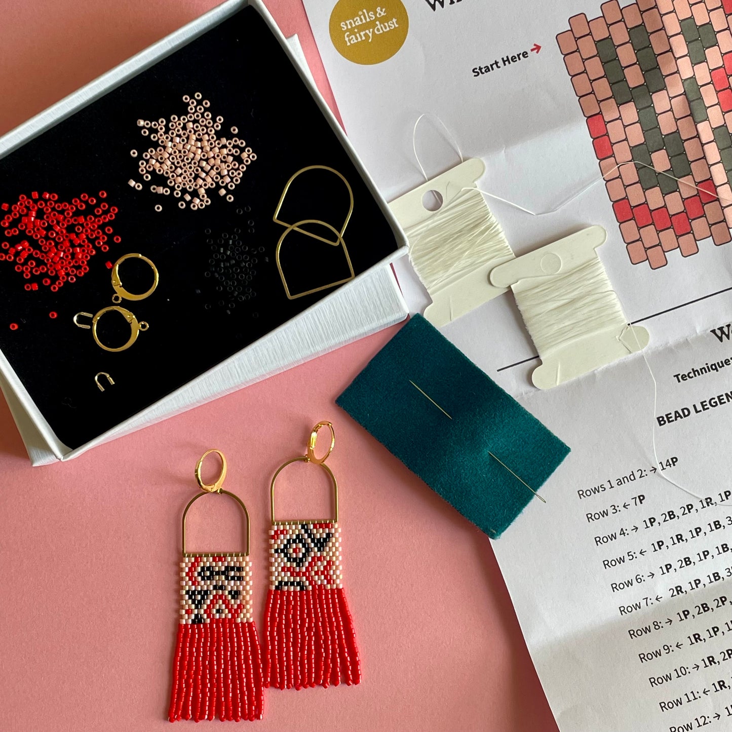 Wildfire Beaded Earring Kits PREORDER