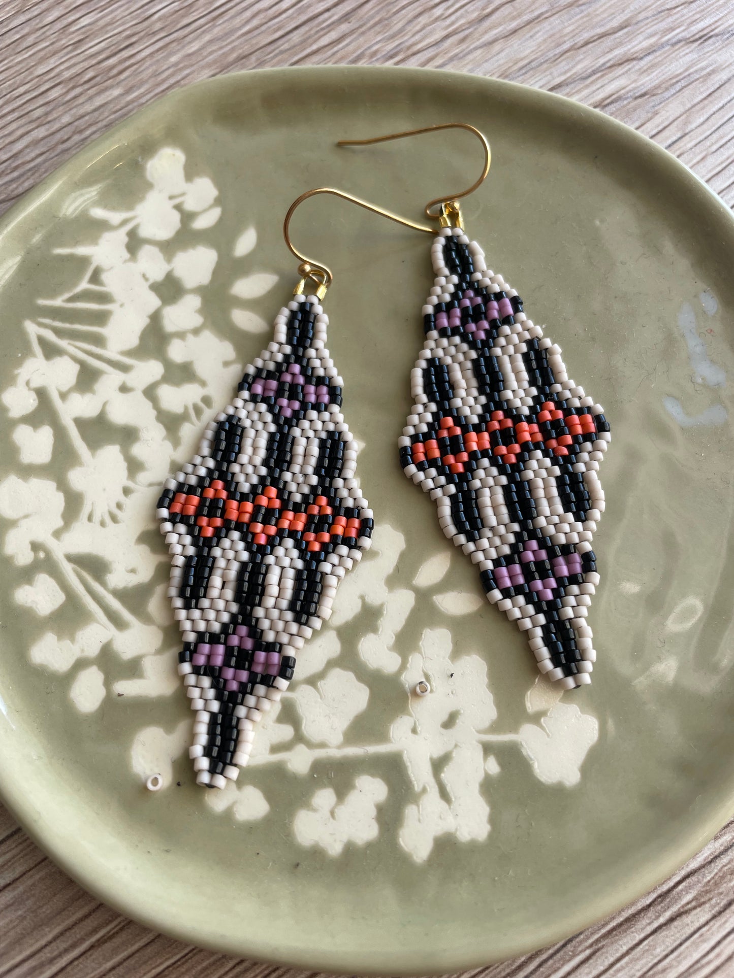 Aurora Rising Beaded Earring Pattern - Digital Download