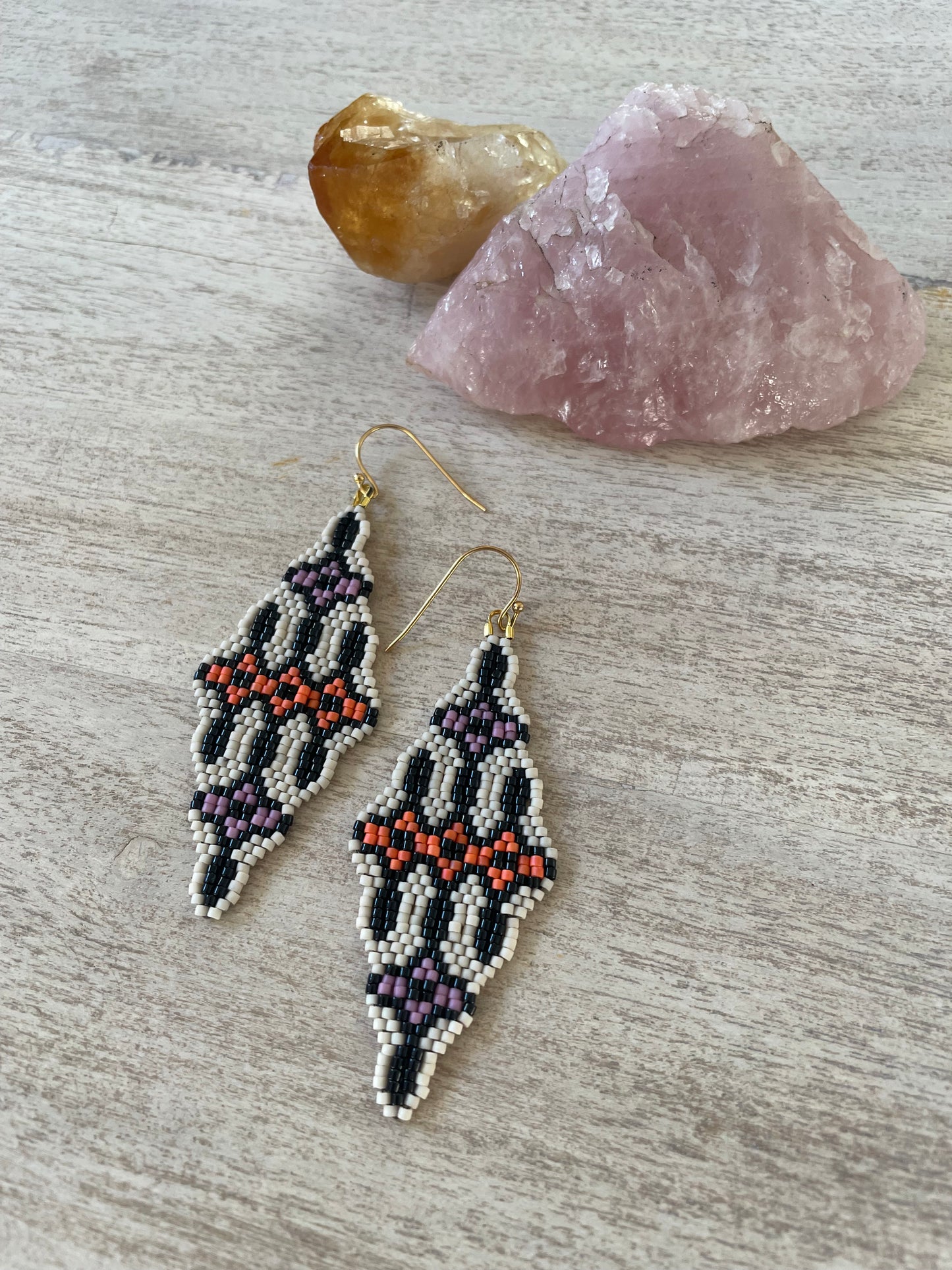 Aurora Rising Beaded Earring Pattern - Digital Download