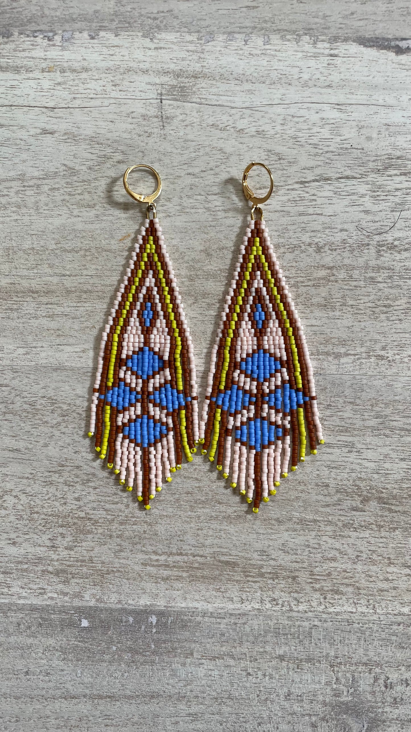Bundle of Jazz Fest and Tapas Beaded Fringe Earring Patterns - Instant Download PDF