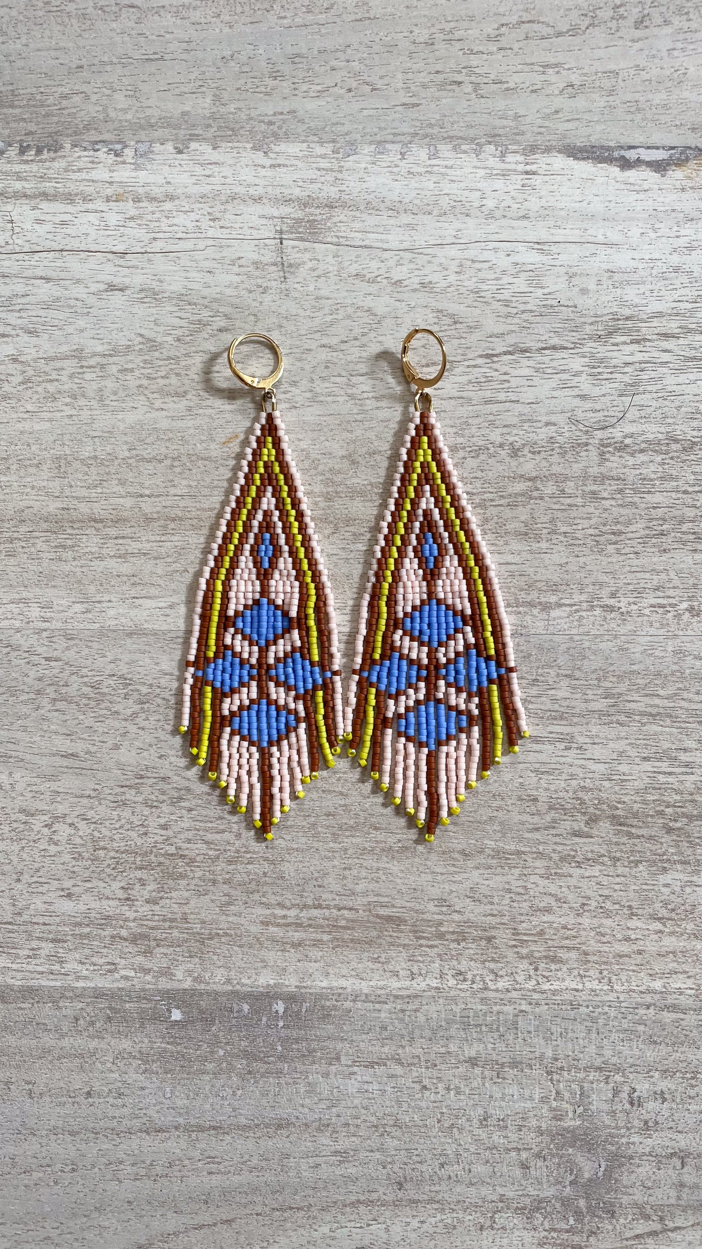 Tapas Fringe Earring Pattern - Instant Download PDF