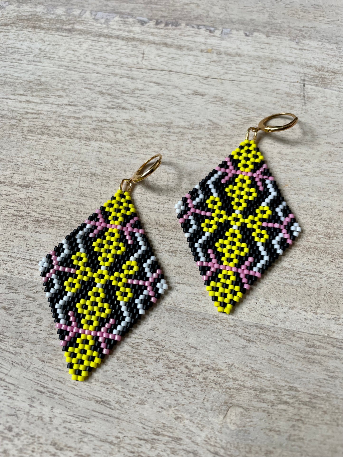 Night Fields Beaded Earring Pattern - Digital Download