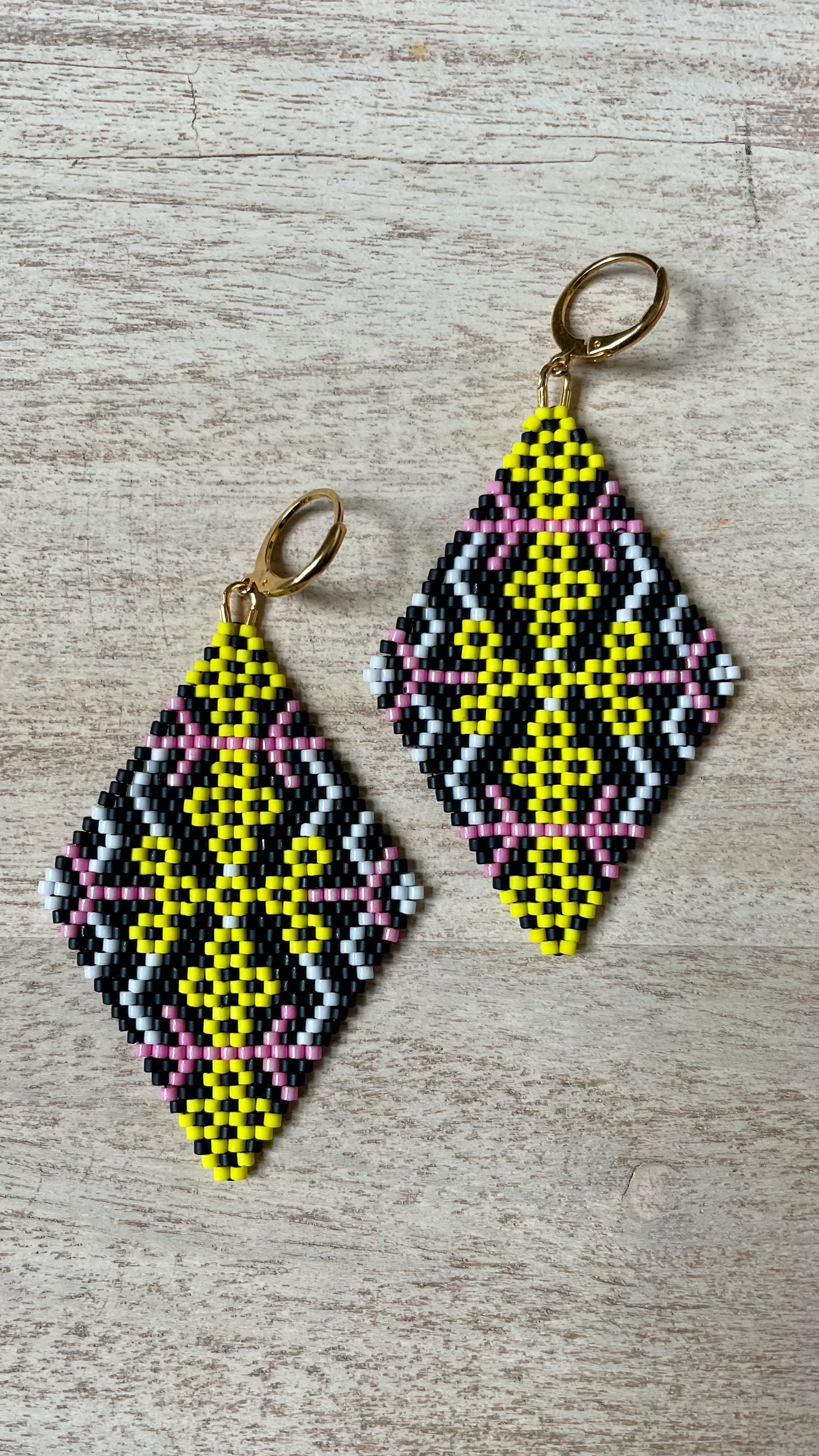 Night Fields Beaded Earring Pattern - Digital Download