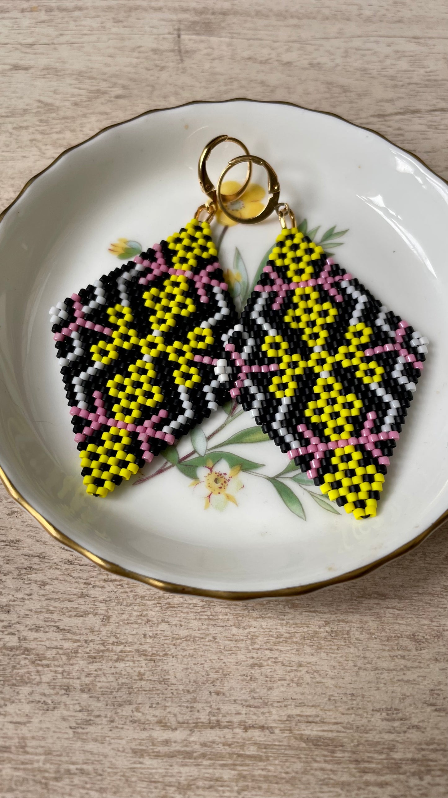 Night Fields Beaded Earring Pattern - Digital Download