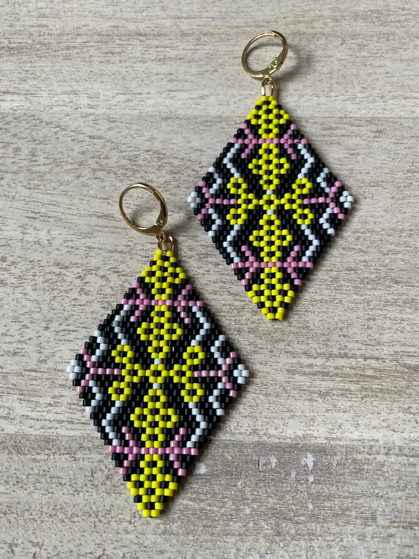 Night Fields Beaded Earring Pattern - Digital Download