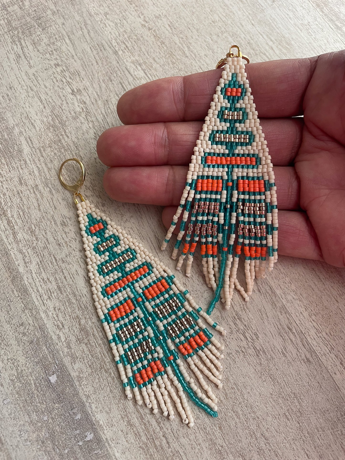 Sunny Days Ahead Brick Stitch Earring Pattern - Digital Download