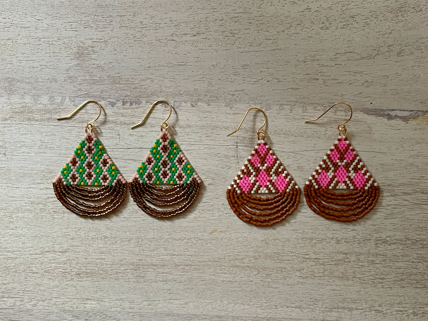 Blossom- Beaded Earring Pattern Bundle 2 Instant Download PDFs