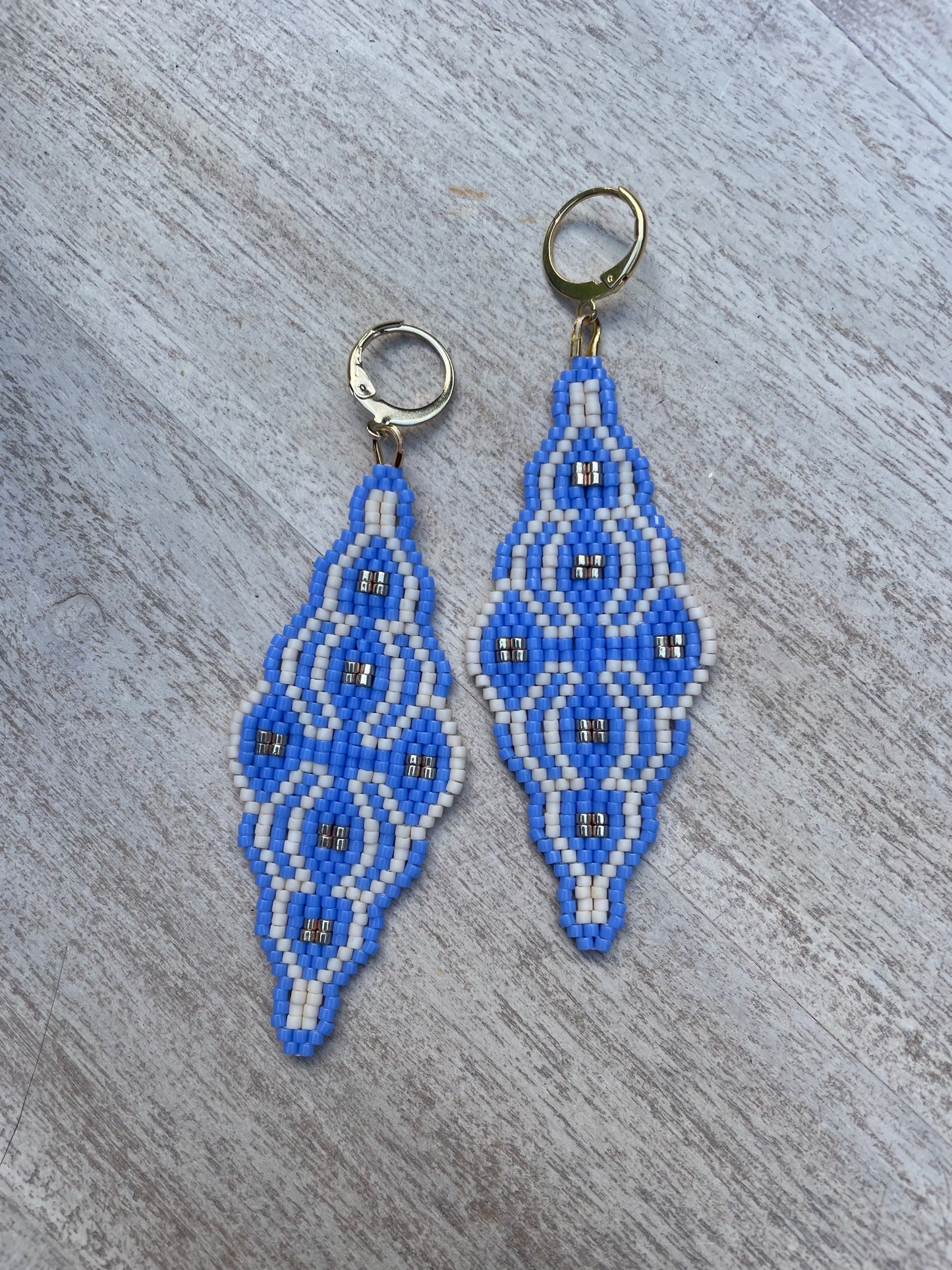 Andros Beaded Earring Pattern - Digital Download