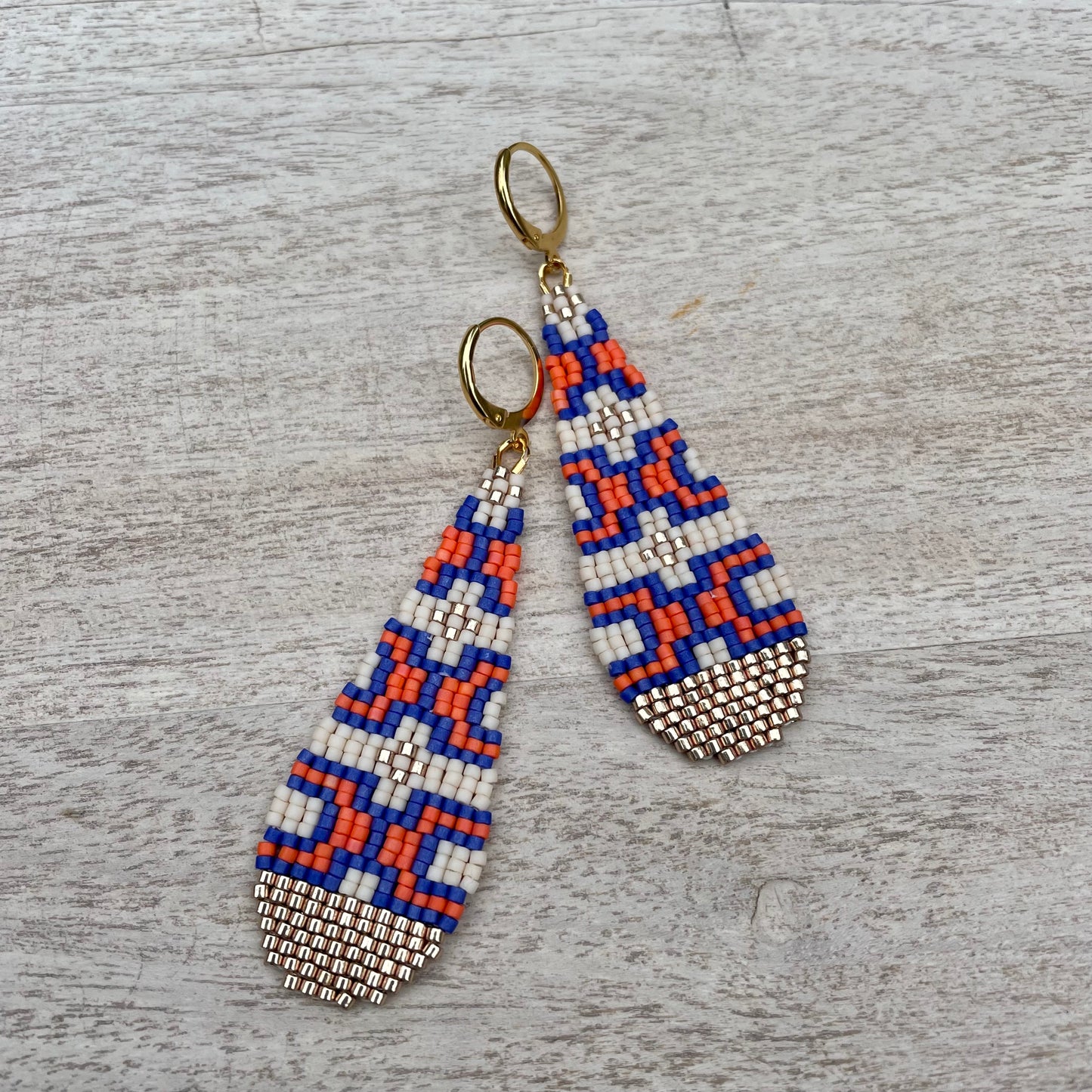 Night Lily Beaded Earring Pattern - Digital Download