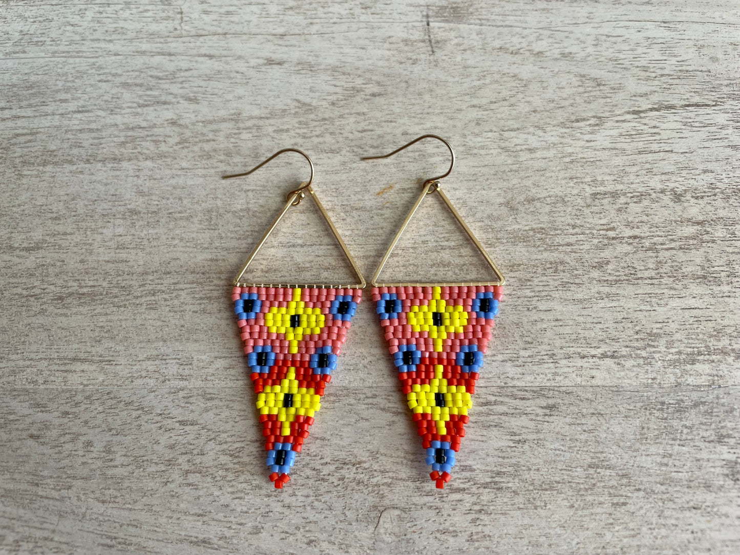 Garden Party Beaded Earring Pattern - Digital Download