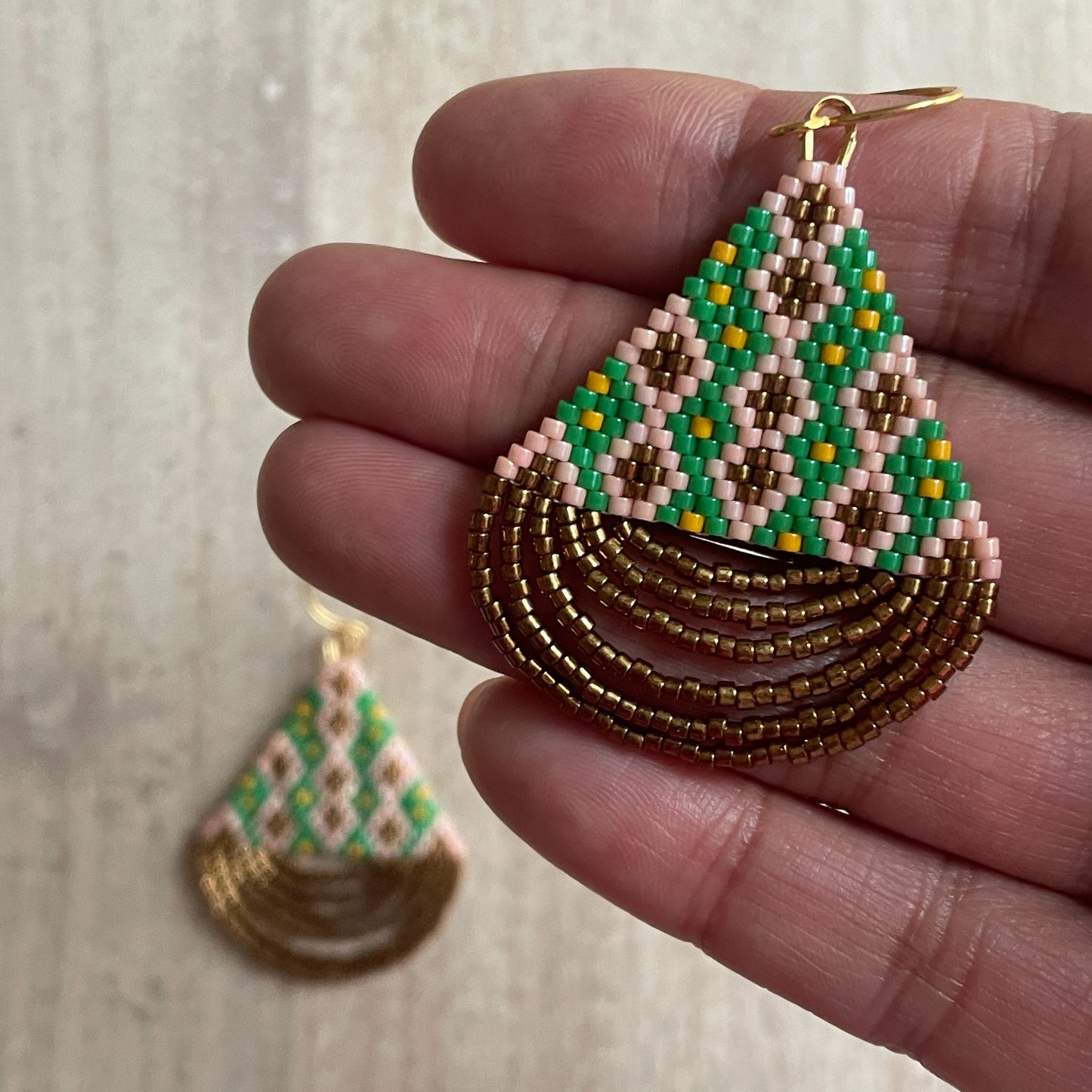 Blossom Season - Instant Download PDF Beaded Earring Pattern