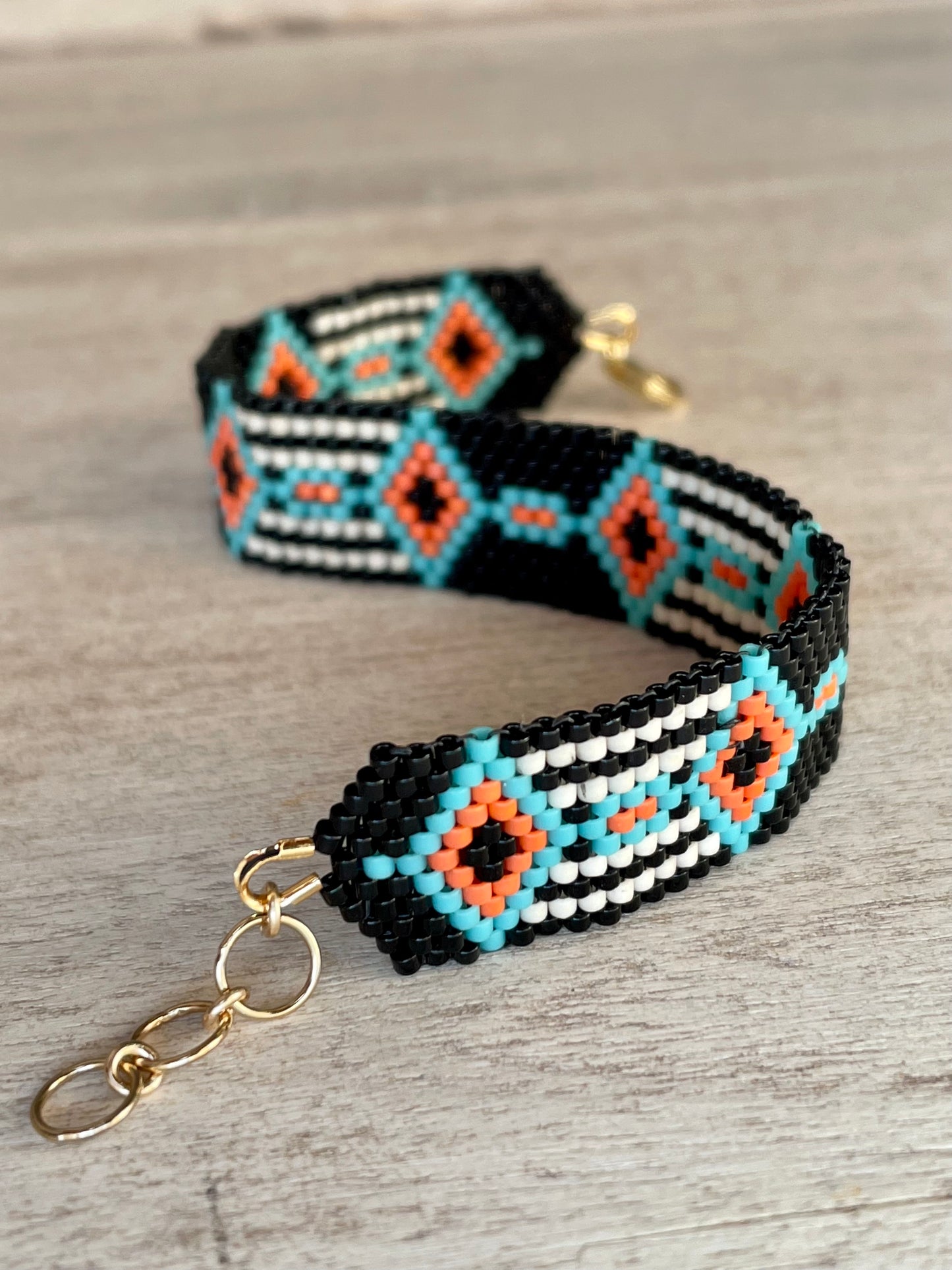 Hilma's Window Peyote Stitch Bracelet Pattern - Digital Download