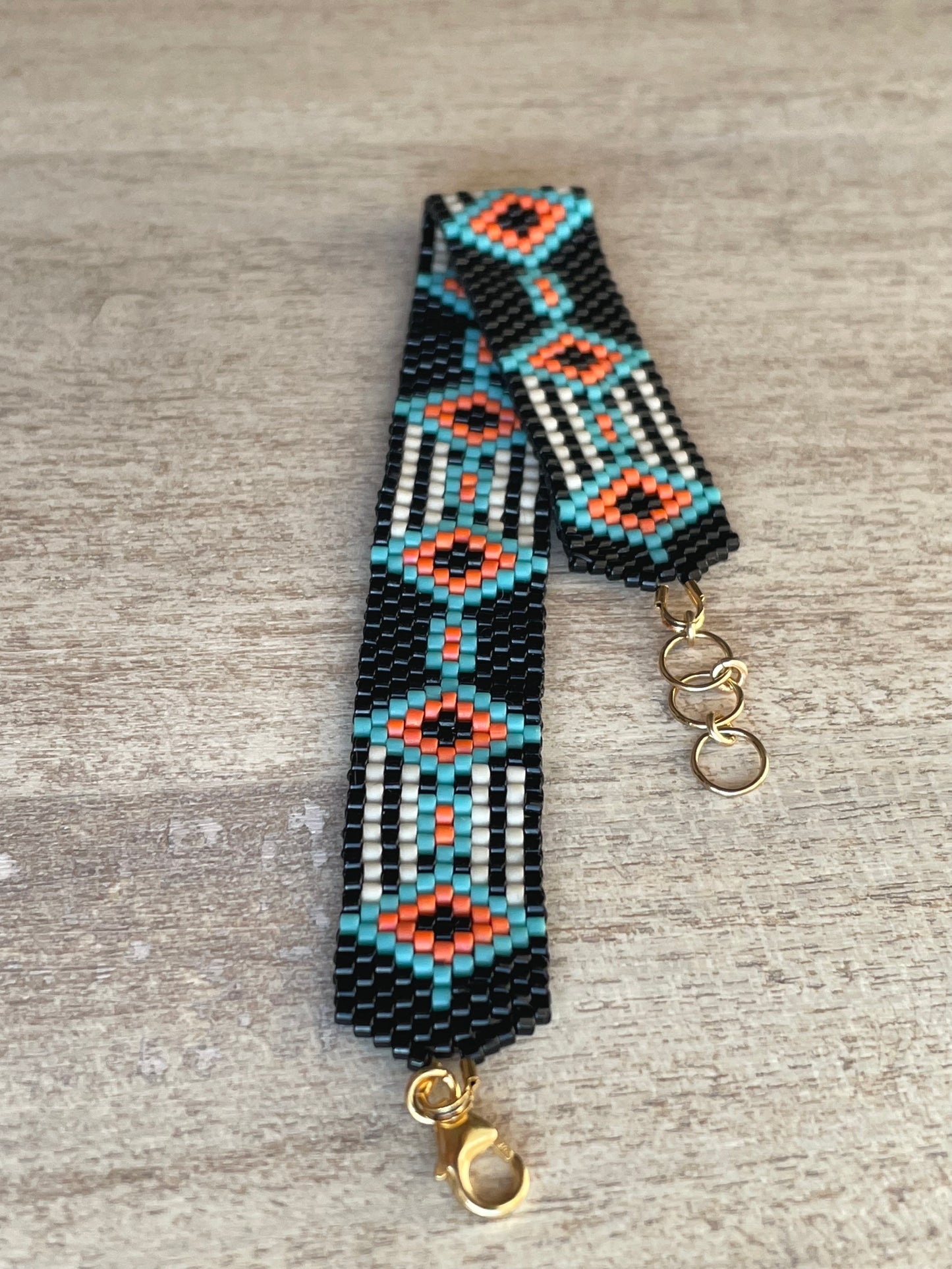 Hilma's Window Peyote Stitch Bracelet Pattern - Digital Download
