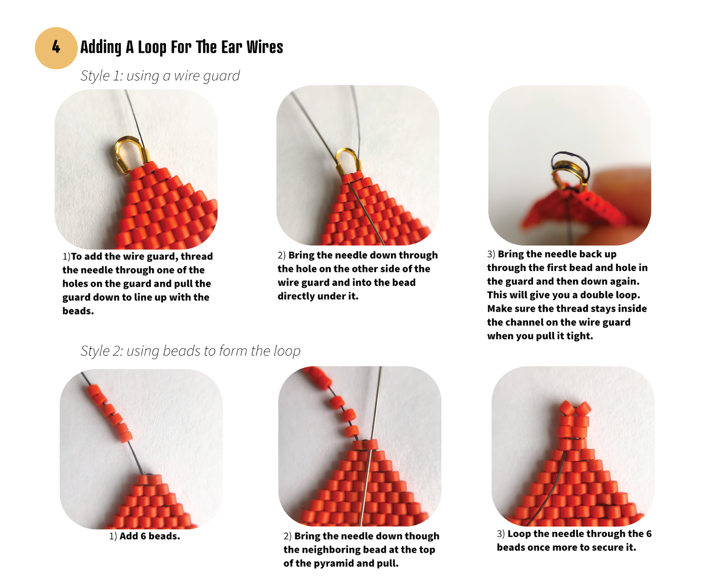 Beaded Fringe Earrings Tutorial - Digital Download