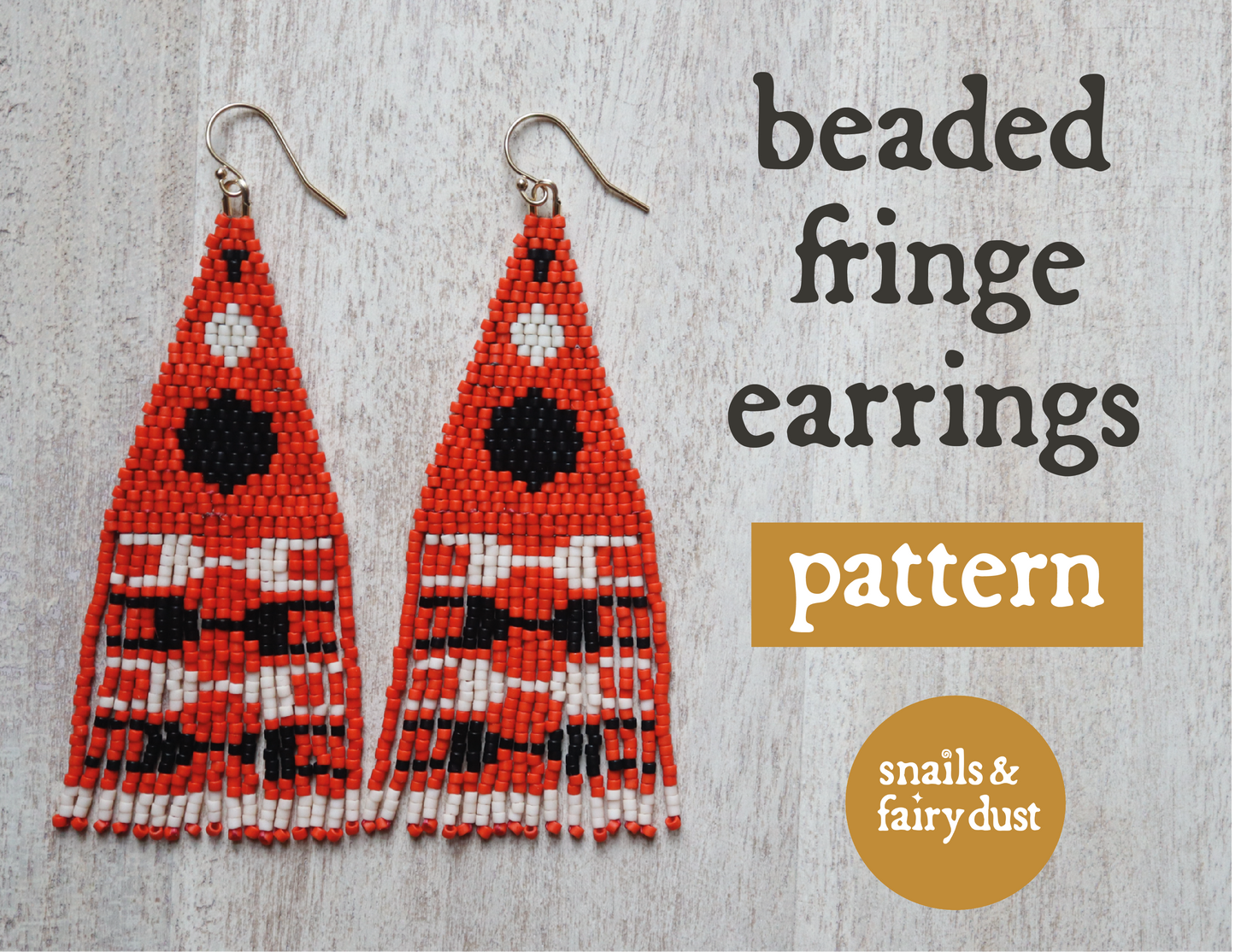 New Moon Rising Beaded Earrings Pattern