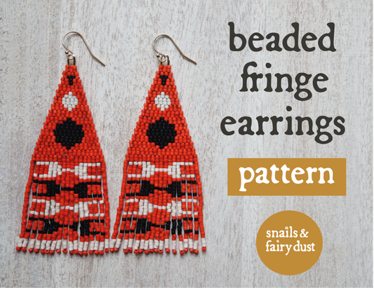 New Moon Rising Beaded Earrings Pattern