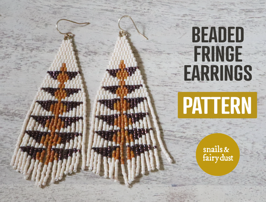 Take Flight Beaded Earrings Pattern - Digital Download