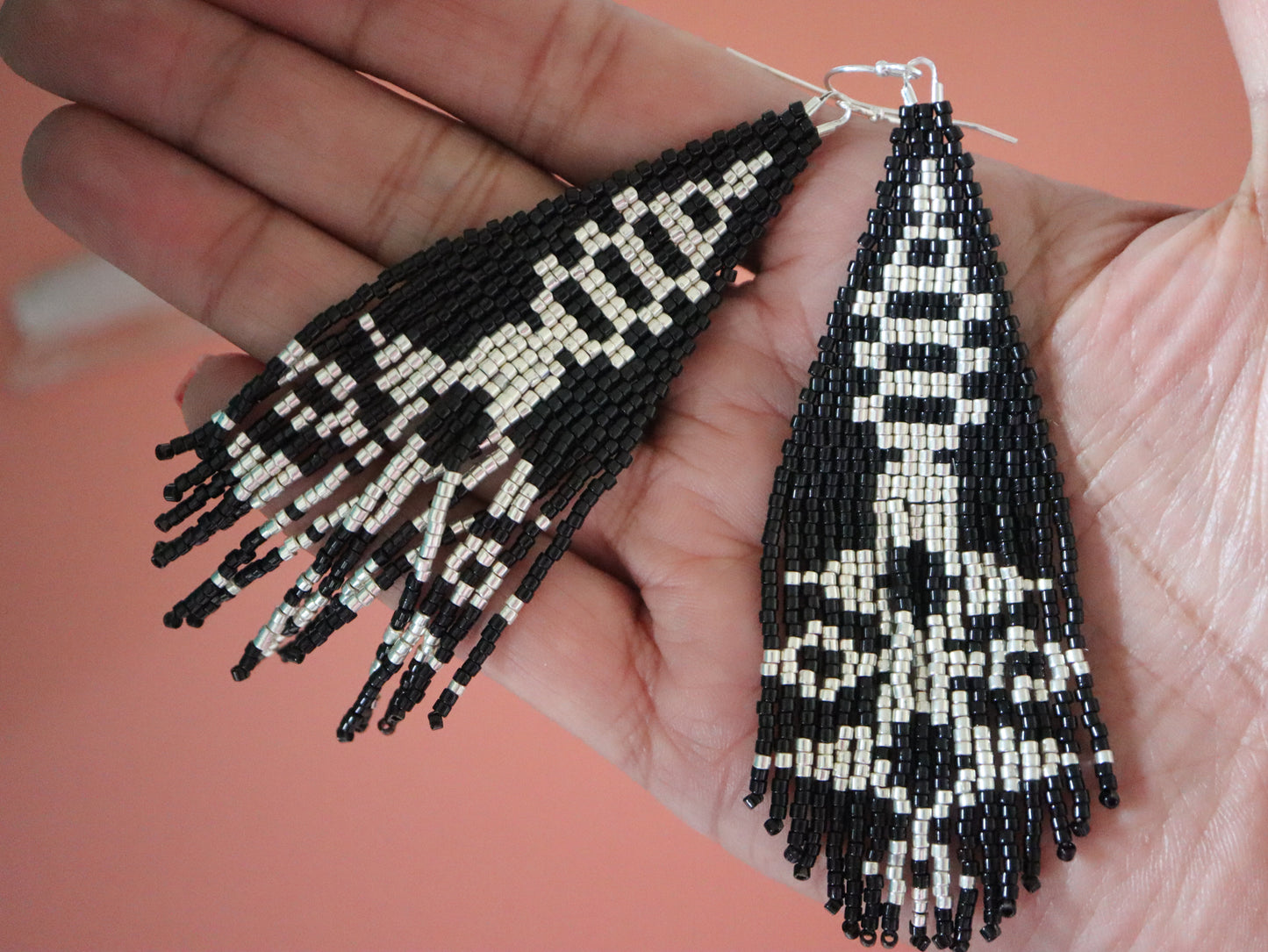 Phoebe's Bling Beaded Fringe Earrings Pattern - Digital Download