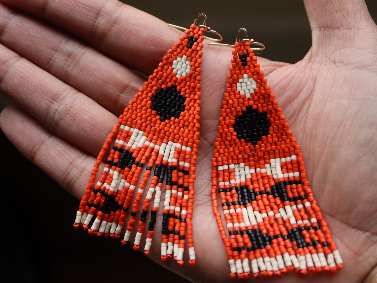 New Moon Rising Beaded Earrings Pattern