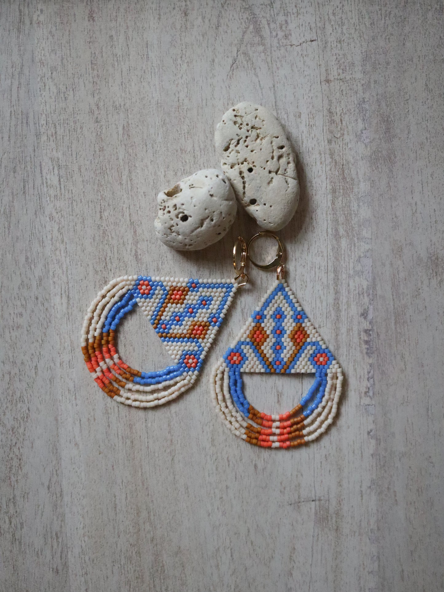 Summer Fun Beaded Fringe Earrings Pattern - Digital Download