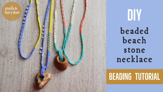 DIY Beaded Beach Stone Necklace: Turn a Beach Find into Wearable Jewelry