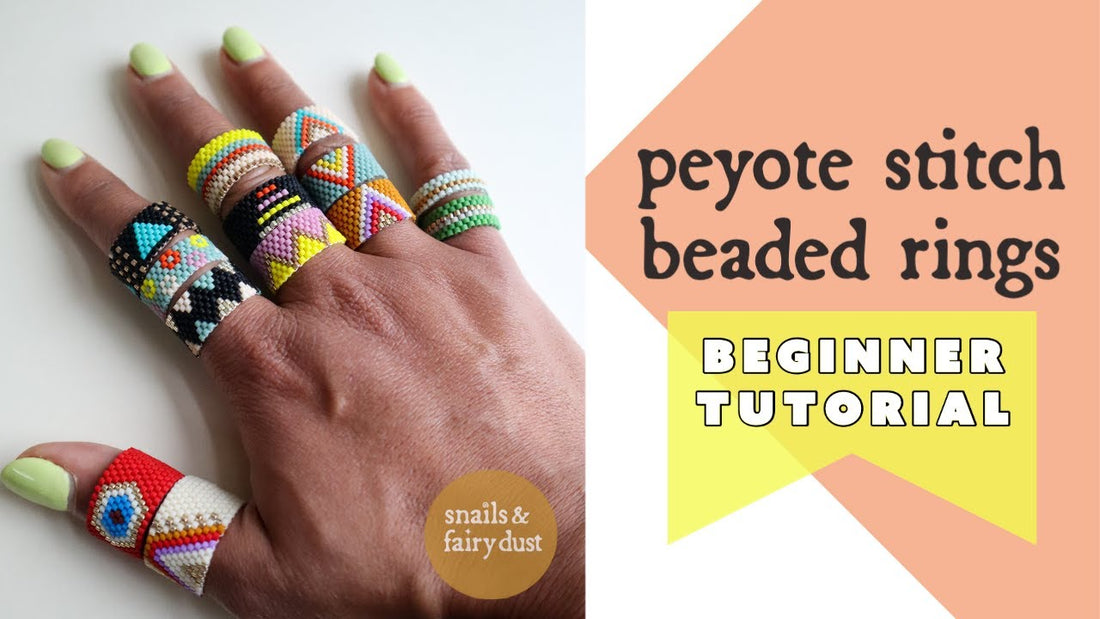 Peyote Stitch Beaded Rings: A Beginner-Friendly Way to Start Bead Weaving