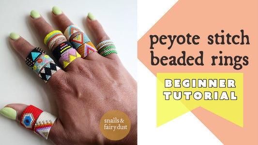 Peyote Stitch Beaded Rings: A Beginner-Friendly Way to Start Bead Weaving