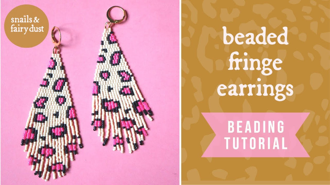 Wild Cat Leopard Print Fringe Earrings: A Beginner Tutorial with Serious Attitude