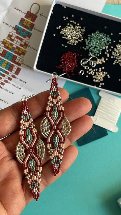 Adira Beaded Earring Kit  PREORDER
