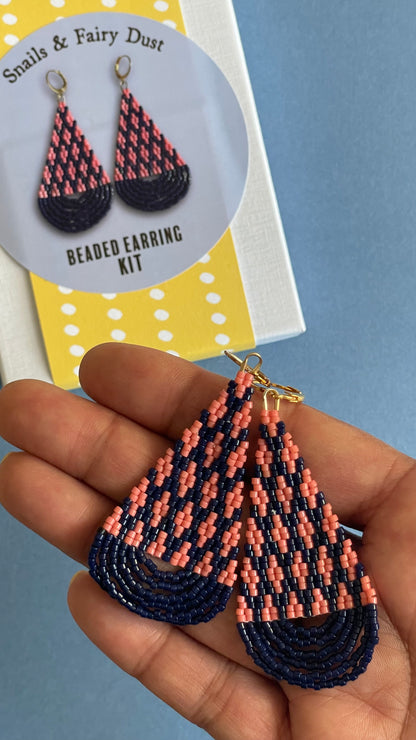 Blueberry Hill Beaded Earring Kit PREORDER