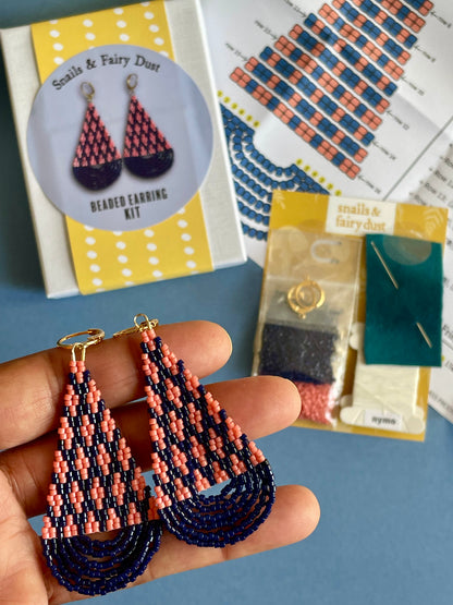 Blueberry Hill Beaded Earring Kit PREORDER
