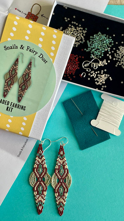 Adira Beaded Earring Kit  PREORDER