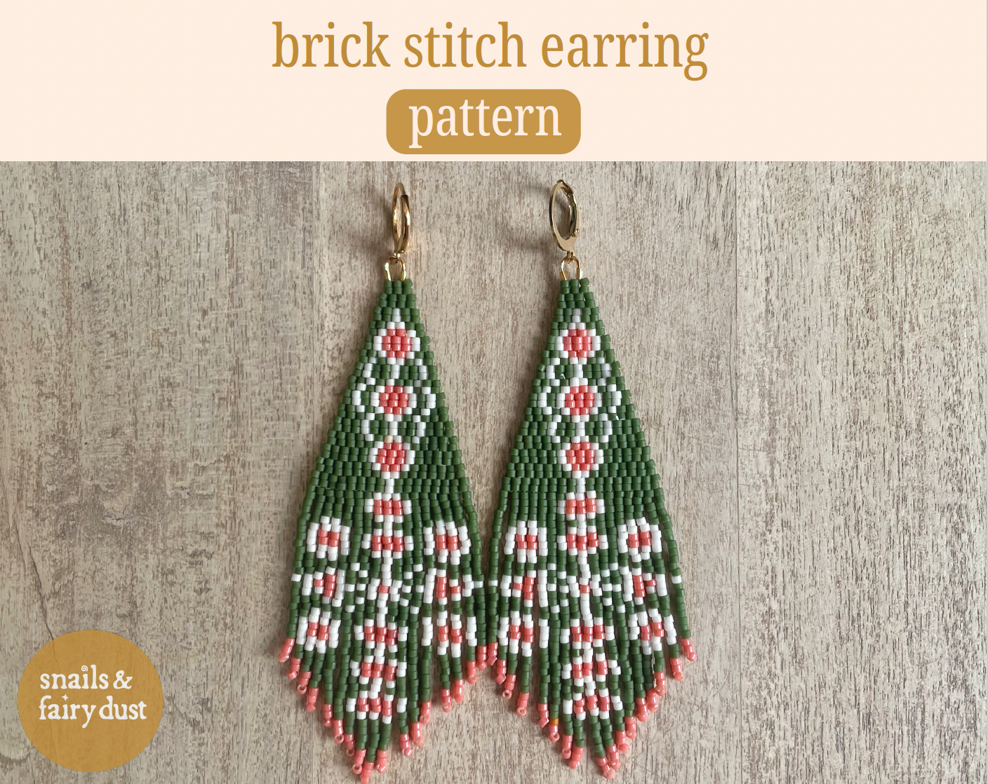 Anne's Lace Fringe Earring Pattern - Instant Download PDF