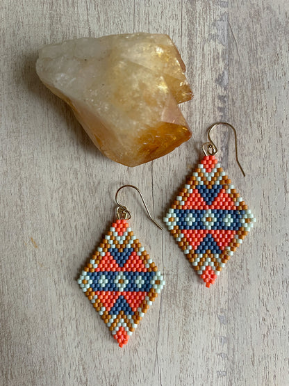 Sandya - Instant Download PDF Beaded Earring Pattern