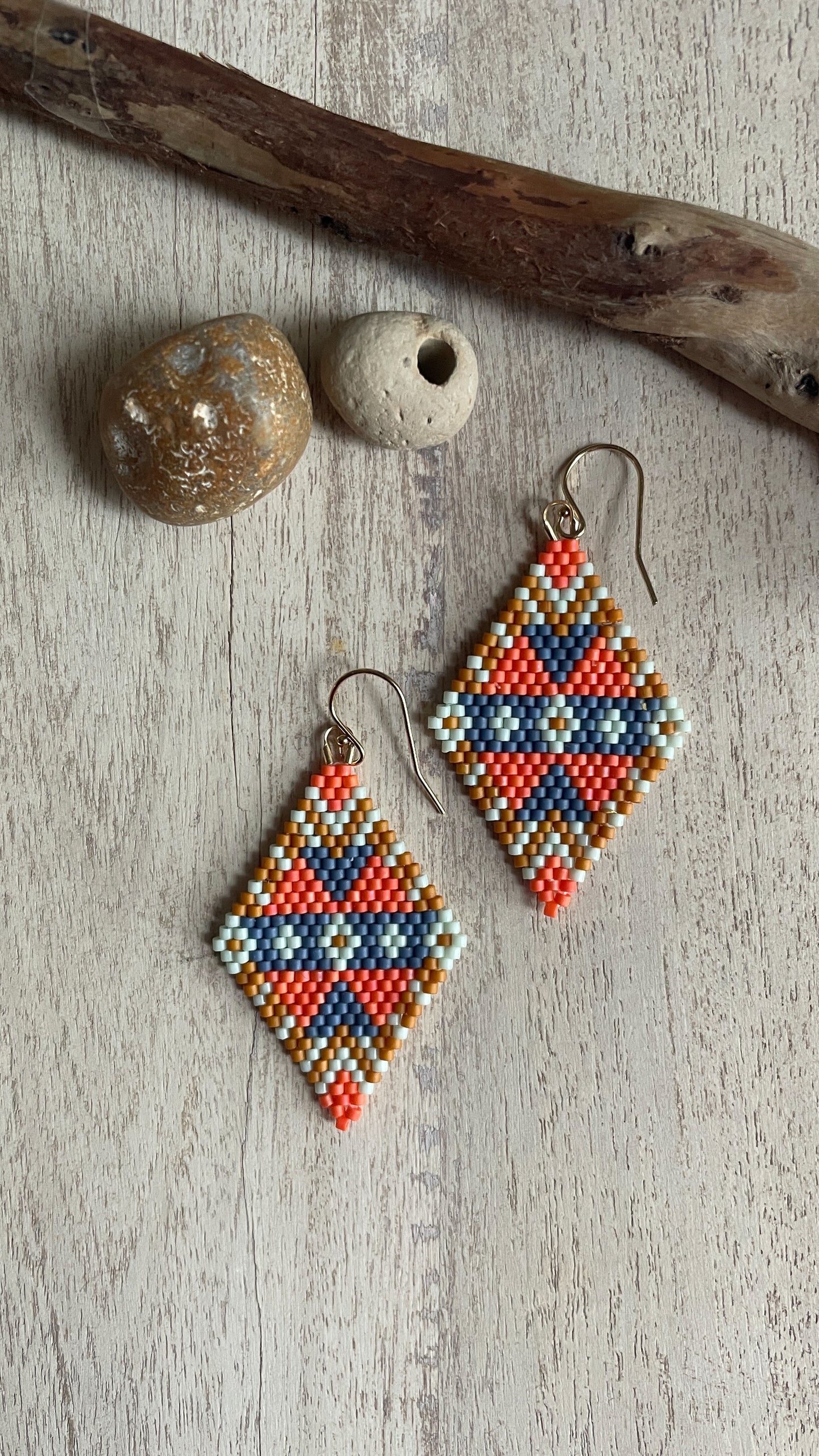 Sandya - Instant Download PDF Beaded Earring Pattern