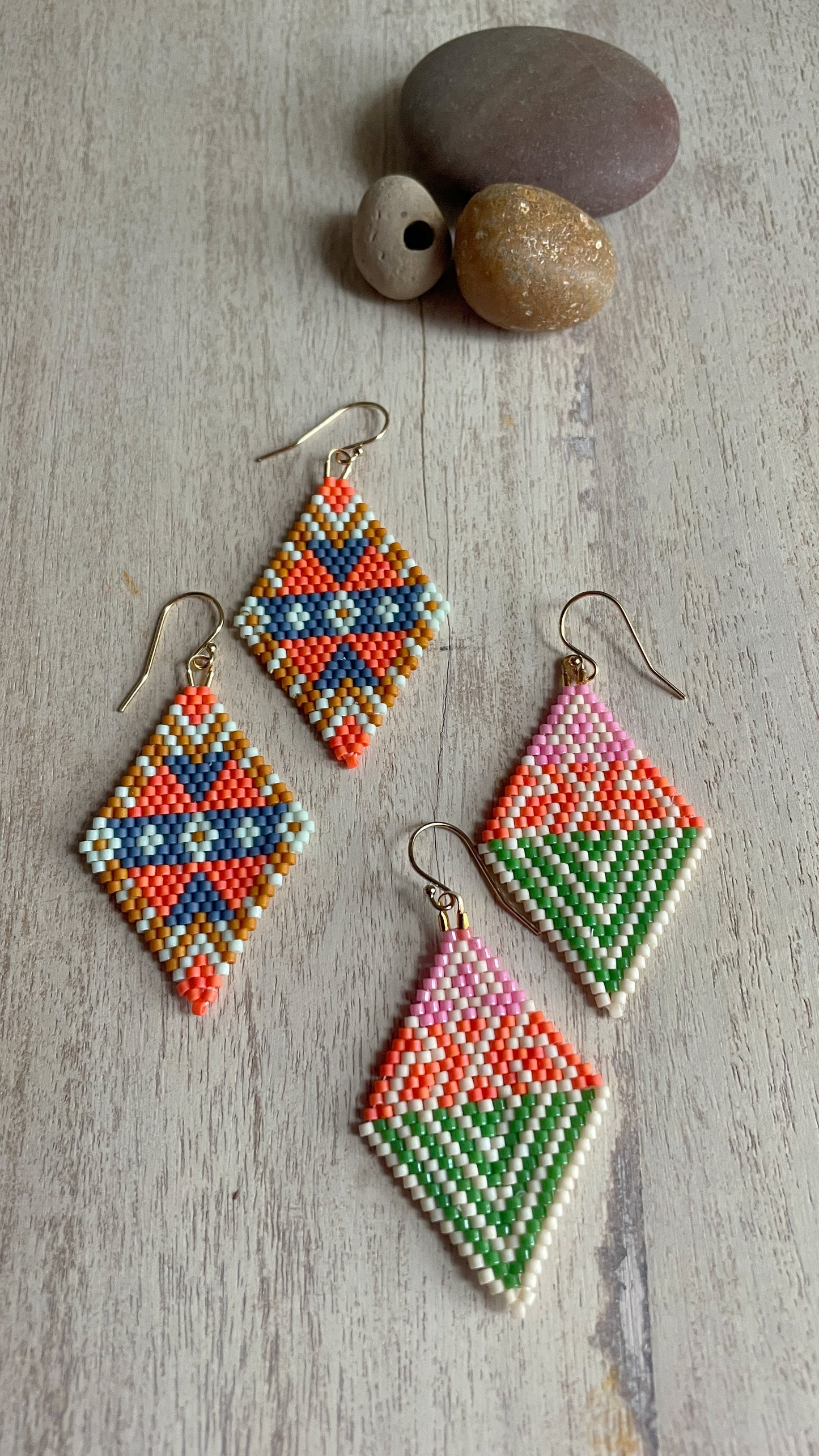 Sandya - Instant Download PDF Beaded Earring Pattern