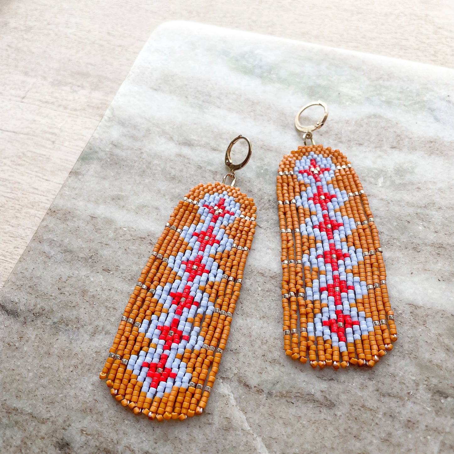 Digital PDF Download - Learn to Make Brick Stitch Fringe Earrings Book 3