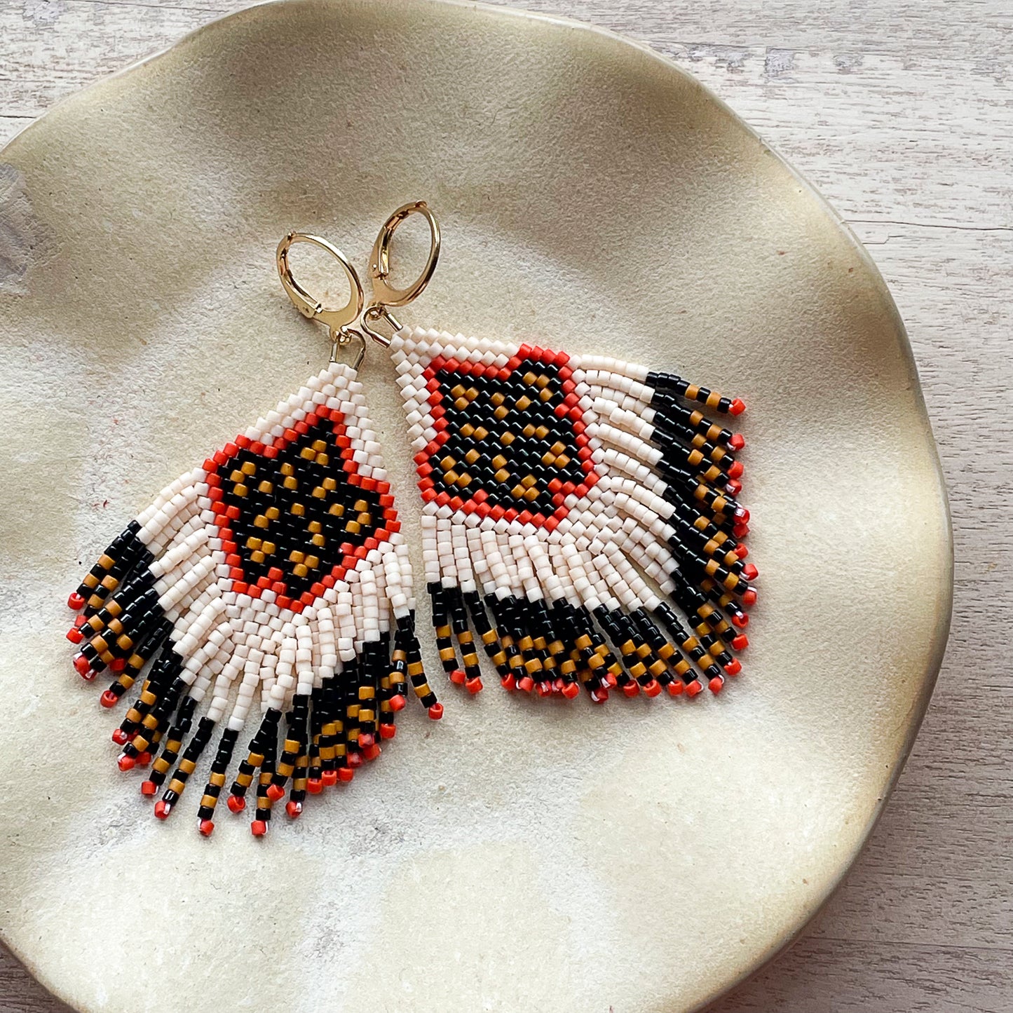 Digital PDF Download - Learn to Make Brick Stitch Fringe Earrings Book 3