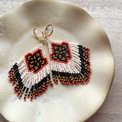 Digital PDF Download - Learn to Make Brick Stitch Fringe Earrings Book 3