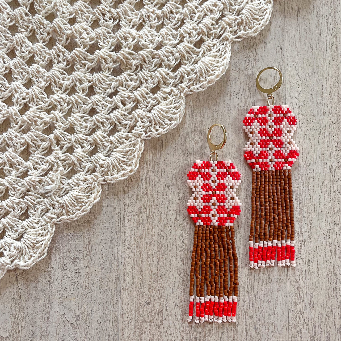 Digital PDF Download - Learn to Make Brick Stitch Fringe Earrings Book 3