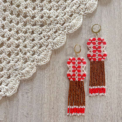 Digital PDF Download - Learn to Make Brick Stitch Fringe Earrings Book 3