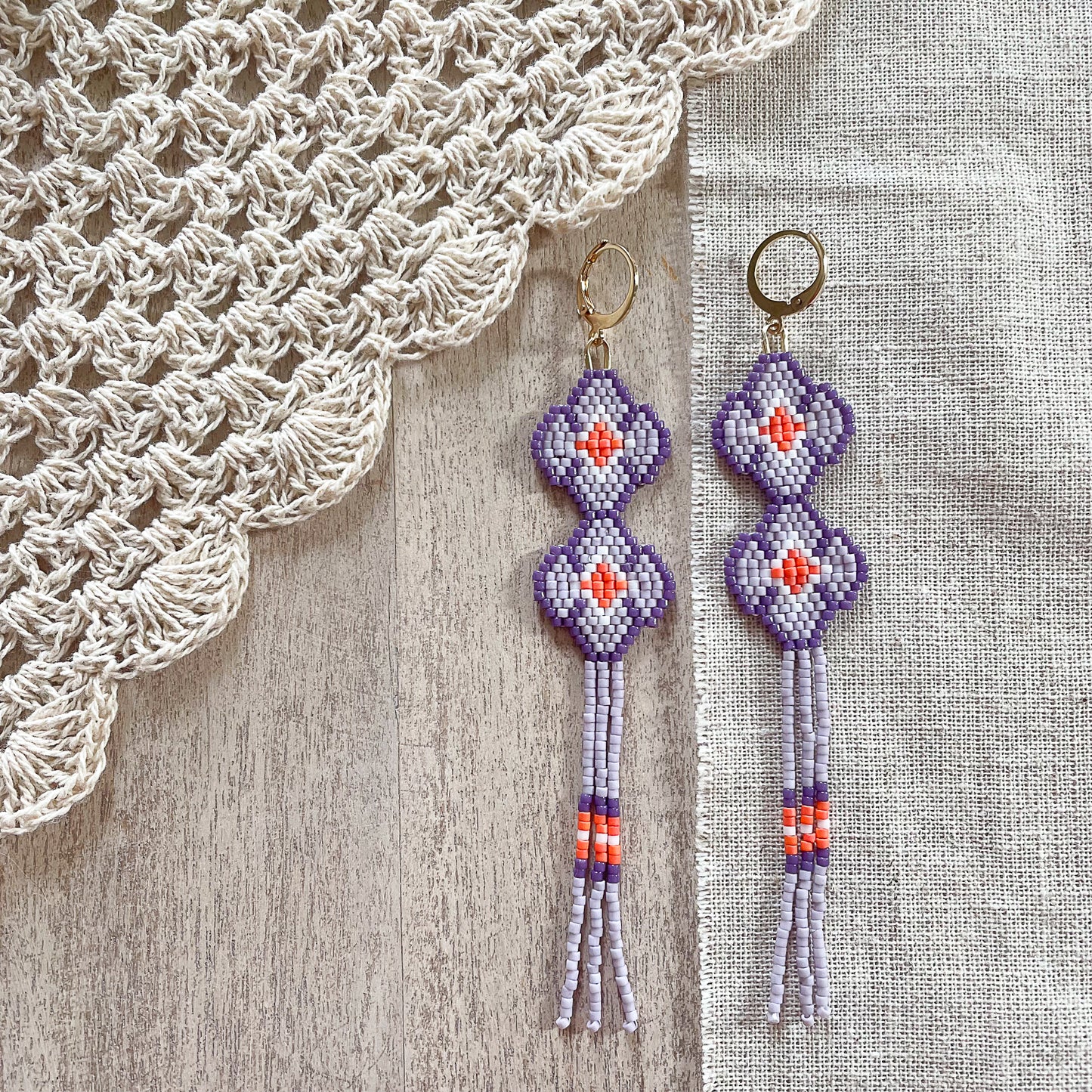 Digital PDF Download - Learn to Make Brick Stitch Fringe Earrings Book 3