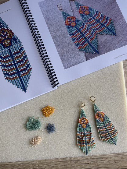 Learn to Make Brick Stitch Fringe Earrings - Book 3