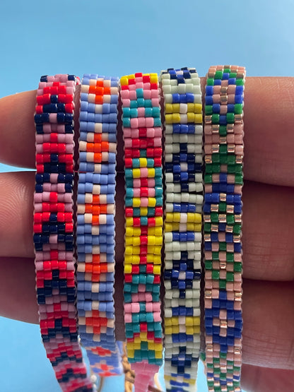 Beaded Friendship Bracelet 5 Pattern Bundle