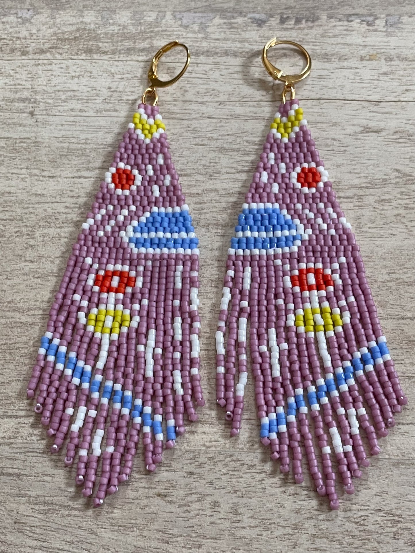 Jazz Fest Fringe Earring Pattern - Instant Download PDF