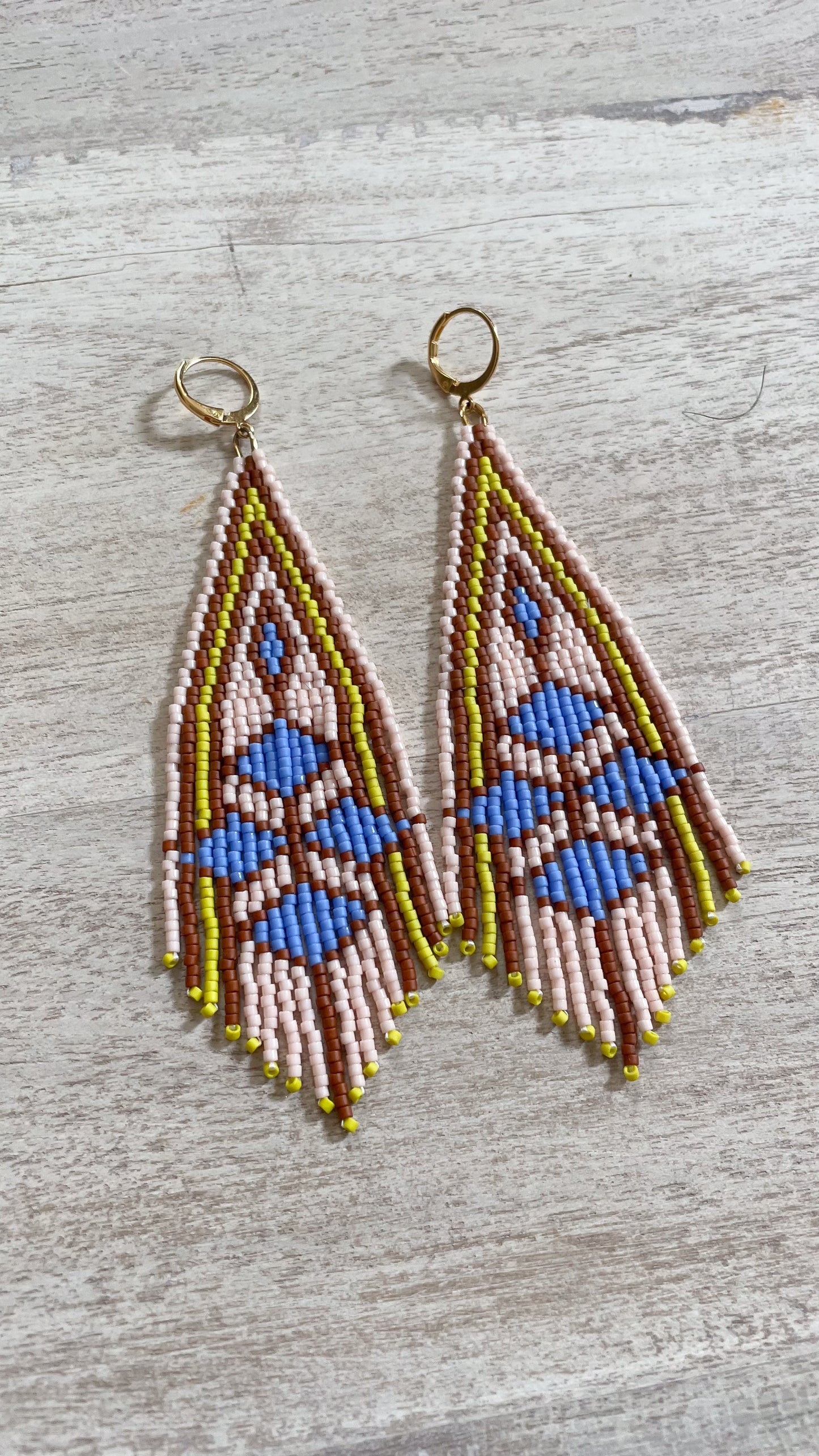 Tapas Fringe Earring Pattern - Instant Download PDF