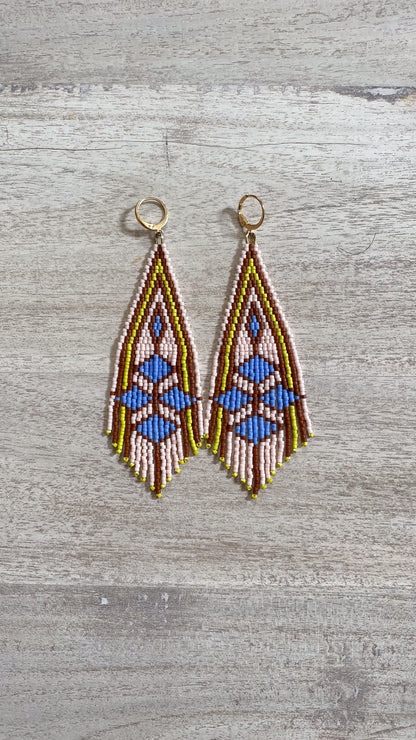 Tapas Fringe Earring Pattern - Instant Download PDF