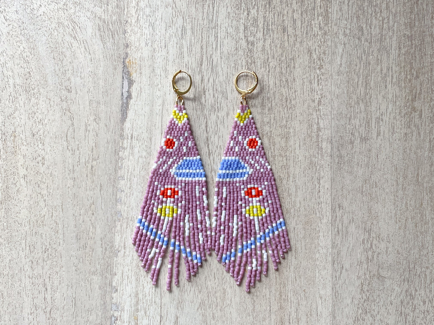 Bundle of Jazz Fest and Tapas Beaded Fringe Earring Patterns - Instant Download PDF