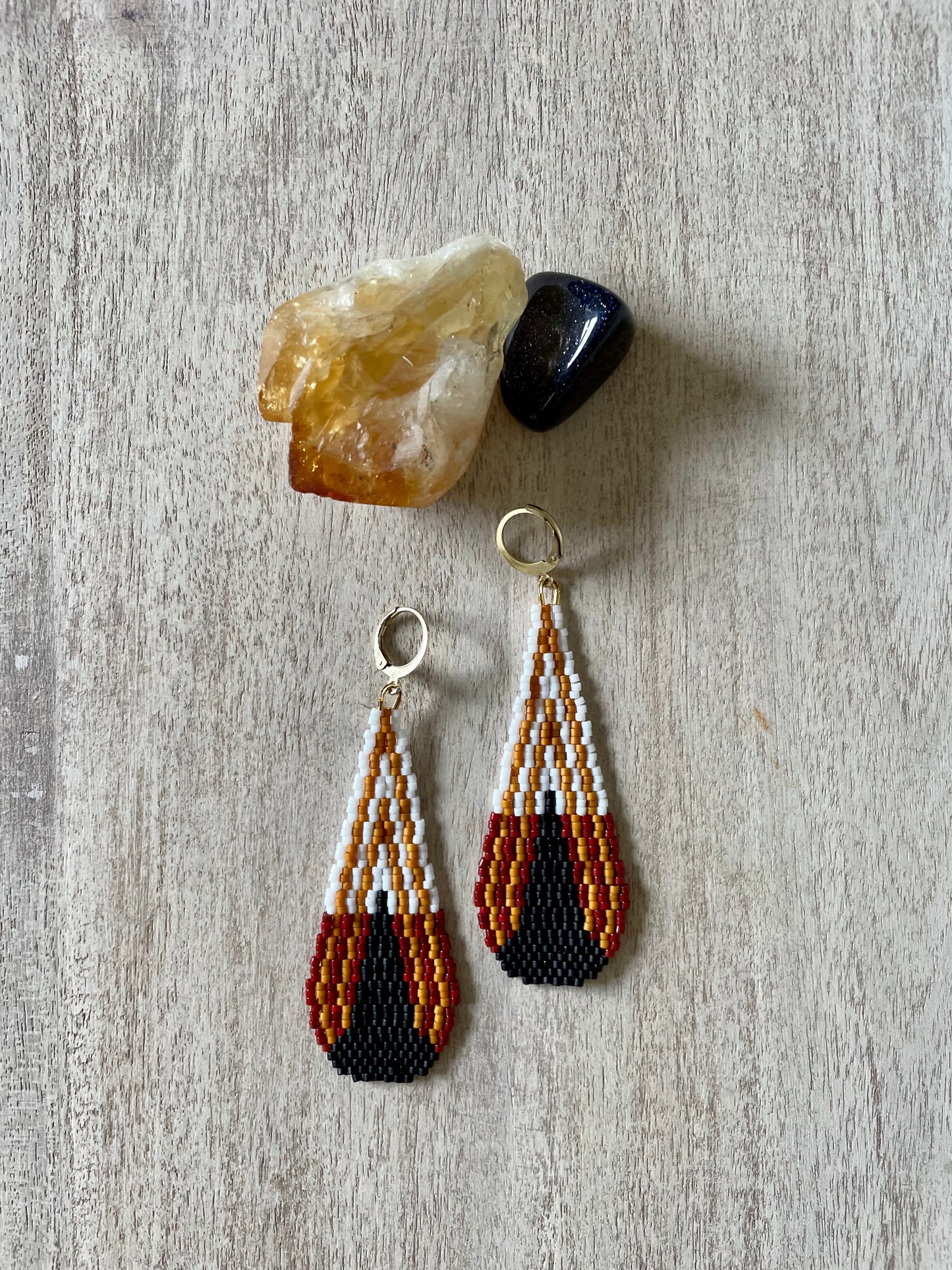 Grounded Beaded Earring Pattern - Digital Download